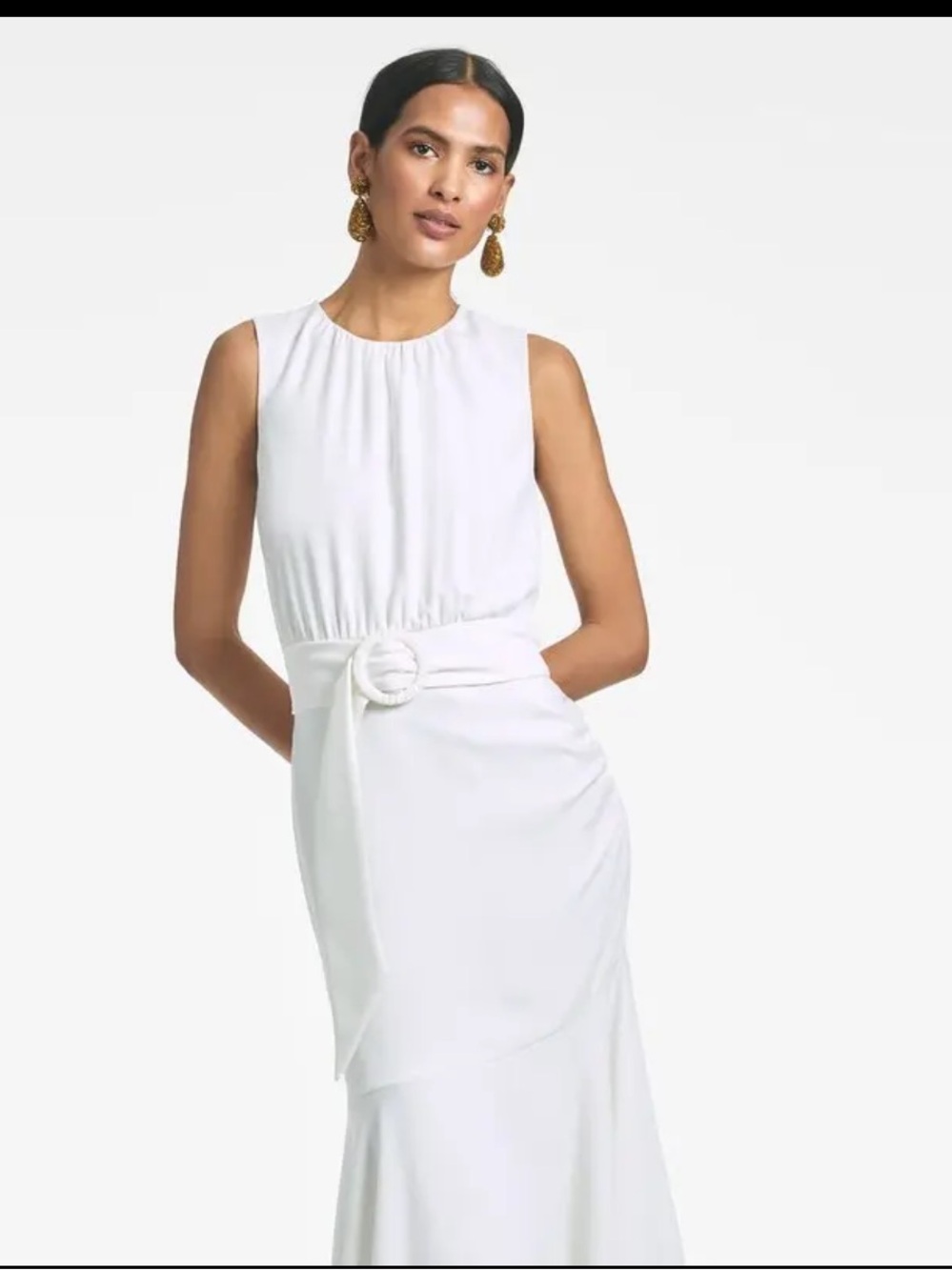 Sachin + Babi Camilla Ivory Dress Size 12 NWT